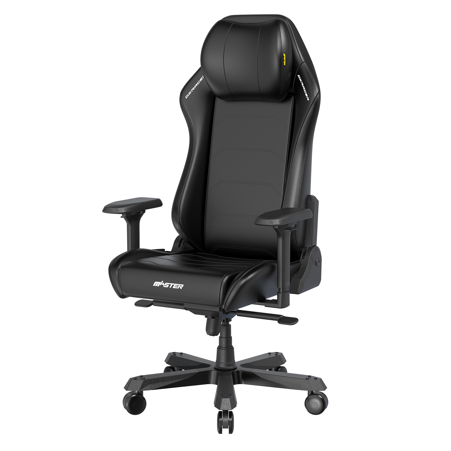 Кресло DXRACER серии MASTER, арт.I-DMC/MAS2022 (XLMF24LTA) /NL (экокожа, черный/лого белый)