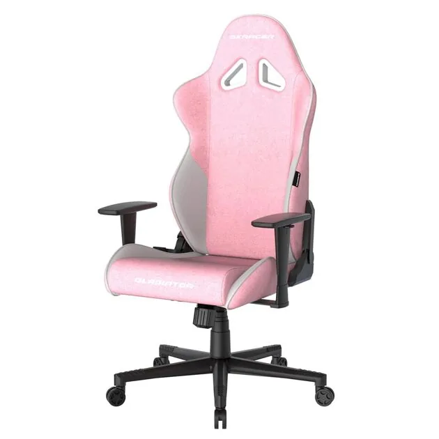Кресло DXRACER серии GLADIATOR, арт.G2300(LGN23LTA)/PW (ткань, розовый/белый)