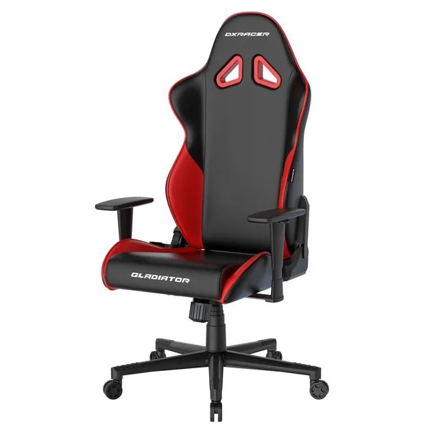Кресло DXRACER серии GLADIATOR, арт.G2300(LGN23LTA)/NR (экокожа, черный/красный)
